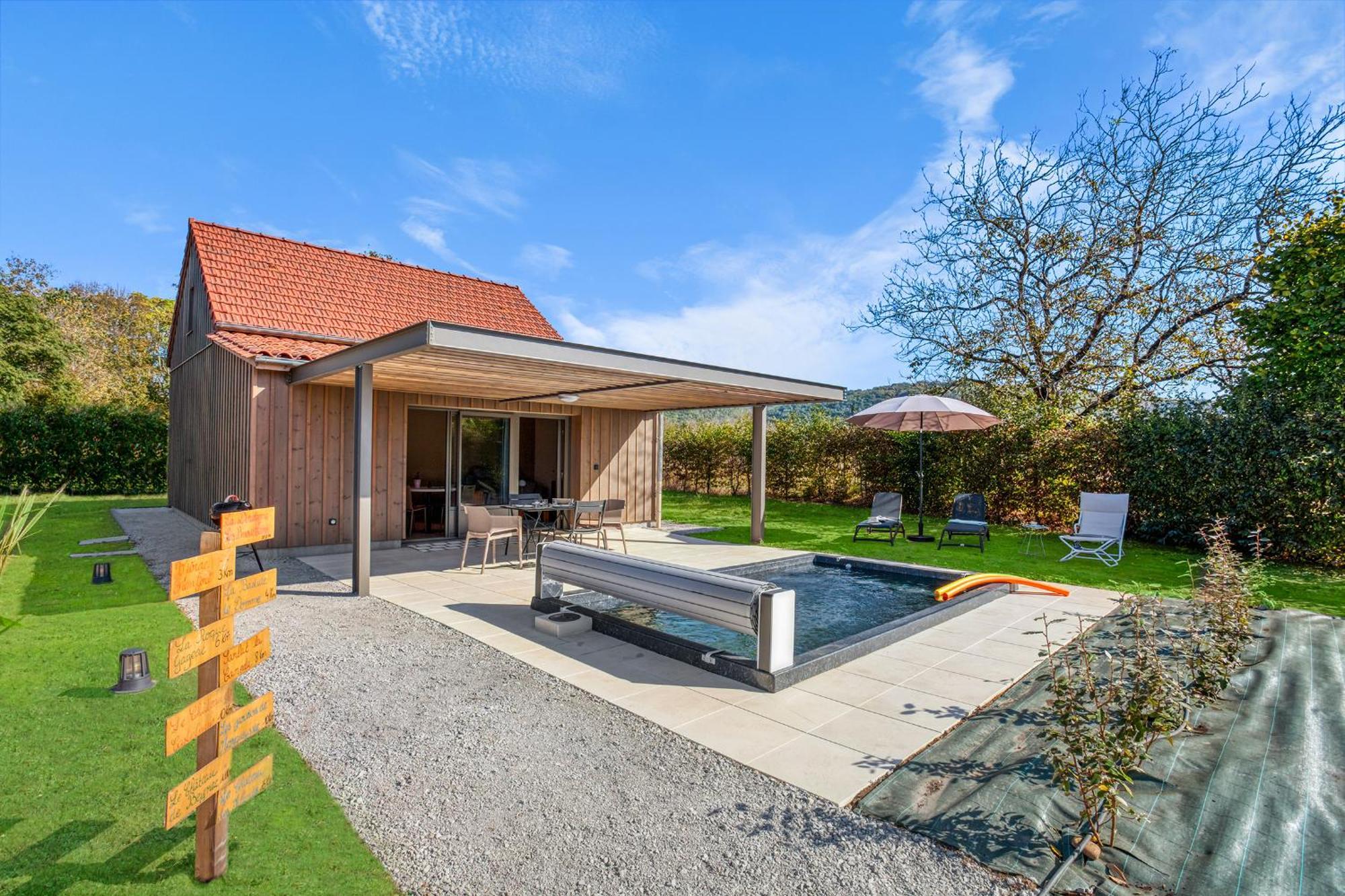 La Plaine Aux Etoiles - Maison Individuelle Avec Piscine Balneo Privative Et Jardin دوم المظهر الخارجي الصورة